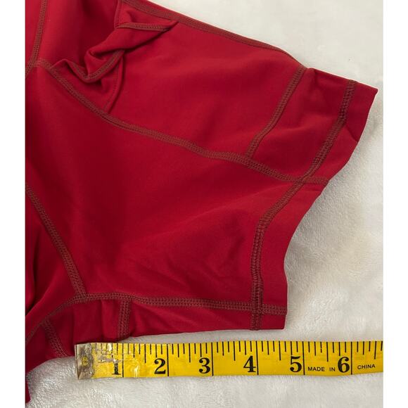 Free People FP Movement Wave Rider Shorts / Red Grape S Activewear NWT - Picture 4 of 10